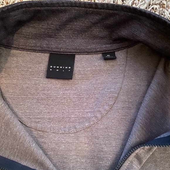 Dunning Golf Fidden ¼ Zip - Dark Charcoal/Charcoal - XL - Picture 5 of 5